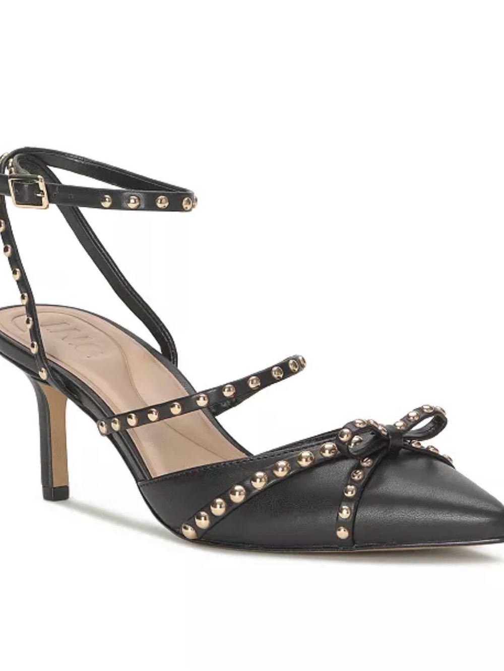 Gyda Pointed Toe Studded Pumps